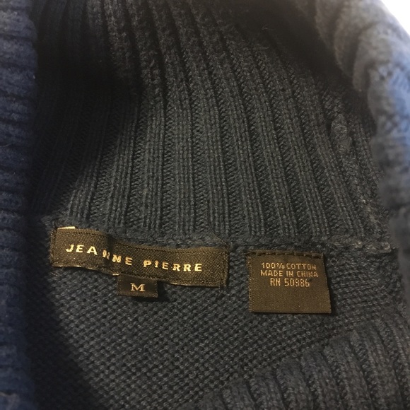 Navy Jeanne Pierre Sweater - Picture 7 of 8
